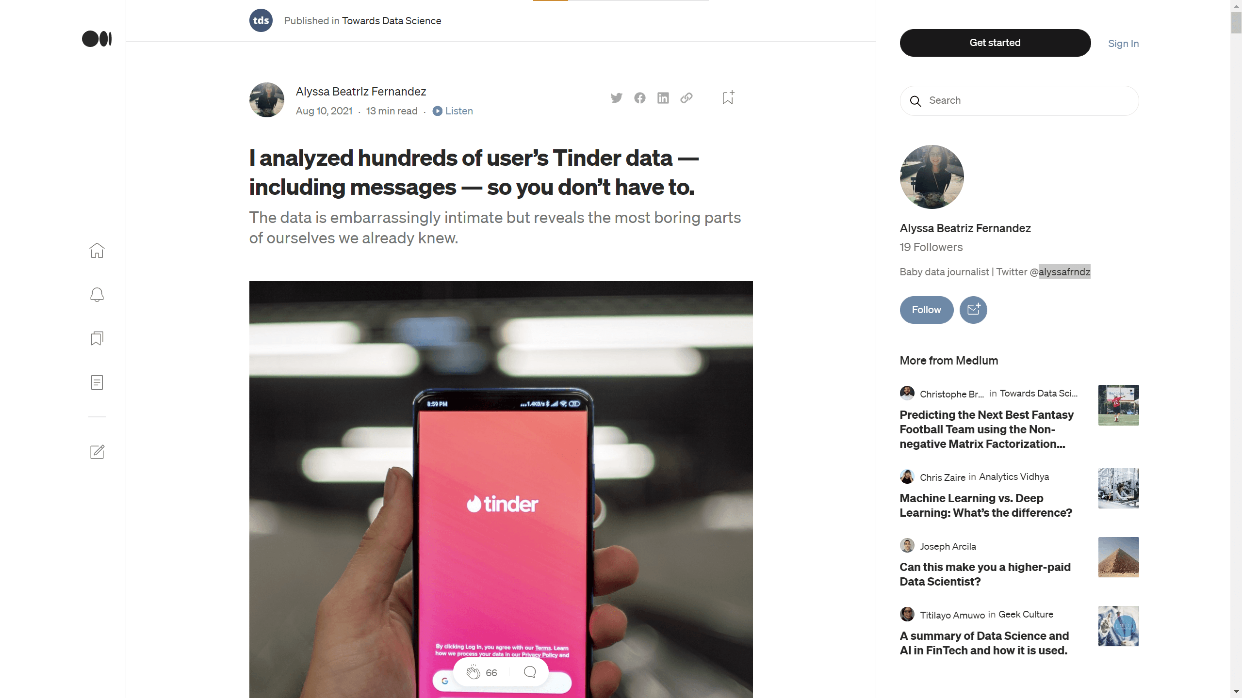 I analyzed hundreds of user’s Tinder data - including messages - so you don’t have to.